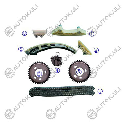 Kunststoff PA66 / PA46 Steuerkettensatz für FORD TRANSIT TDCi Diesel V.184 90/75 2.0T 04-06