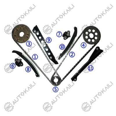 Plastic PA66 / PA46 Timing Chain Kit For FORD E150 V8 330 L Petrol  5.4L 09-12