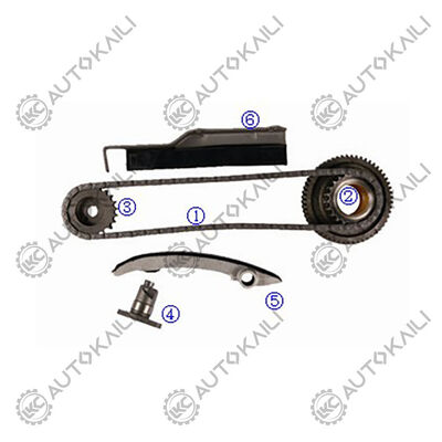 Kunststoff PA66 / PA46 Zeitkette für L200 4WD Diesel 4M40T 2.8L 03-06