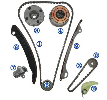 Kunststoff PA66 / PA46 Zeitkette für Koleos KR20DDET 2.0T 19-