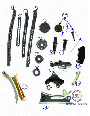 Steuerketteausrüstung für FORD 4,0 - E K, n-Forscher Mustang Ranger YU2Z6268BA 8*78L XU3Z6K254BA