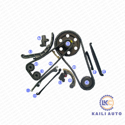 Steuerkette-Doppelkette 13028-AD202 2*94L 13070-BN310 Aufnahme PickupIII YD25 Nissan Navara D22