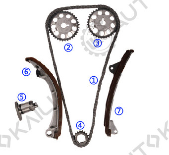 Zeitketten für TOYOTA 1ZZ-FE 2.0L Celica/Corolla 00-08 13506-22030 130L