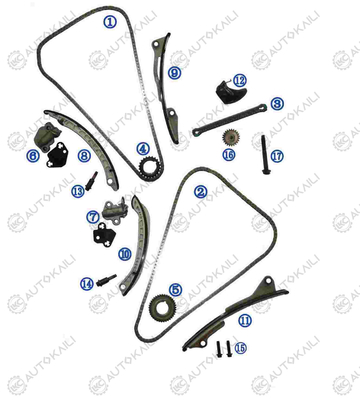 Zeitketten für GM / Chevrolet / BUICK / Cadillac CADILLAC CT6 LGW V6 3.0L 2016- 12647895 144L