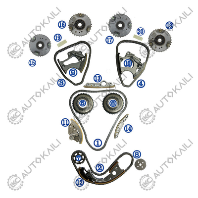 Zeitkette für AUDI A7 4GA CNYA 150KW 2.8L 10-14 A6L 4X8/C7 CNYB 162KW 2.8L 12-16 06E109465BC 108L