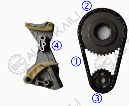 Zeitketten-Kit für Audi A4 A6 2.0TDI Ölpumpe