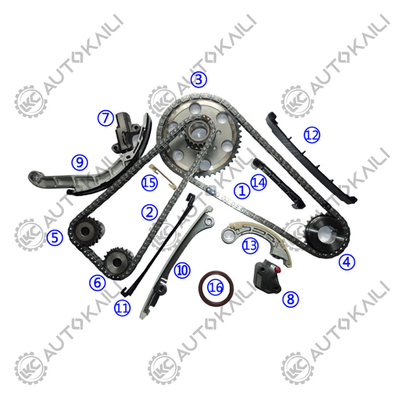 Zeitkette für NISSAN YD25DDTI Einzel-NAVARA Pickup D40 2.5 dCi 2488CC YD25DDTI 05.7-10.12 PATHFINDER III (R51) 2.5 dCi 2488CC YD25DDTi 05.1-08.9 PATHFINDER III (R51) 2.5 dCi 2488CC YD25