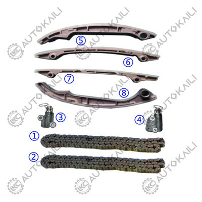 Zeitketten für NISSAN Titan VK56DE V8 5.6L 5552cc 04-10 Armada VK56DE V8 5.6L 5552cc 05-10 Pathfinder VK56DE V8 5.6L 5552cc 08-10