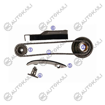 Kunststoff PA66 / PA46 Zeitkette für L200 4WD Diesel 4M40T 2.8L 03-06