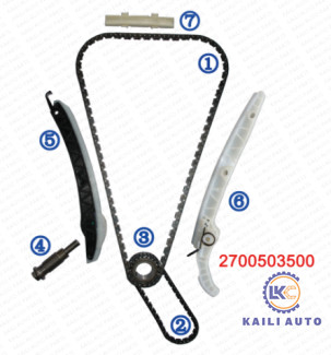 Steuerketteausrüstung für BENZ C200 C300 E200 A180 B180 A260 CLA180 CLS GLA200 GLA260 Maschine M274 M270 1.6T/2.0T 0009933978