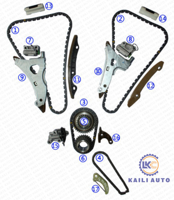 Steuerketteausrüstung für BENZ GL450 E400 C350 ML350 C300 GLK350 Maschine M276.821 V6 3.0T/3.5T GAS A2760502416 A0009931378