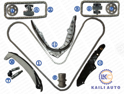 Steuerkette-Ersatz V8 740IL 528i 540i M5 Z8 X5 BMW GAST DOHC 4398CC 11311741746