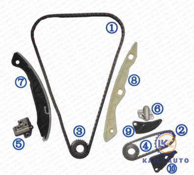Steuerketteausrüstung für Maschine G4KE 2.4L 24321-25000 9*180L HYUNDAIS KIA Sonata IX35 Santa Fe KIA Sportage Sorento K5