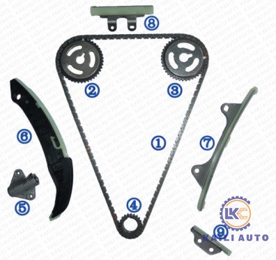 Steuerketteausrüstung für Maschine i10 (PA) HYUNDAI/KIA i10 (IA) i20 (GB) i20 (PB PBT) G4LA 1.2L 08-10 24321-03000 9*160L
