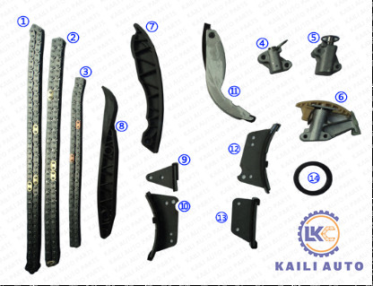 Steuerkette-Ersatz 24351-4A020 24370-4A030 HYUNDAIS Kia SORENTO 2,5 Crdi