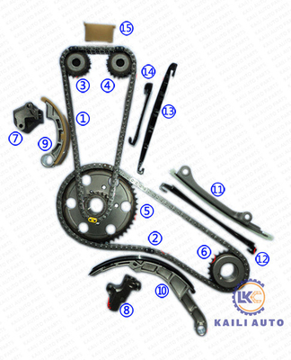 PFADFINDER Fahrgestelle MURANO II NP300 NAVARA NISSAN Engine Timing Chain Platform III YD25 13028-EB70A 94L 13070-4KV0A