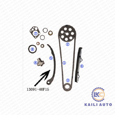 Steuerkette NISSANS 240SX GRASLAND SILVIA KA24E SOHC 12V 2.4L 89-93 13028-40F01 102L DES DROSSEL-NAVARA NOMADE-PINTARA