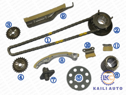 Steuerketteausrüstung für Maschine 4M41NEW 3,2 DI-D4 4WD 10-17 ME192230 110L MITSUBISHIS Pajero IV V80 V90 IV VAN V8_W V9_W