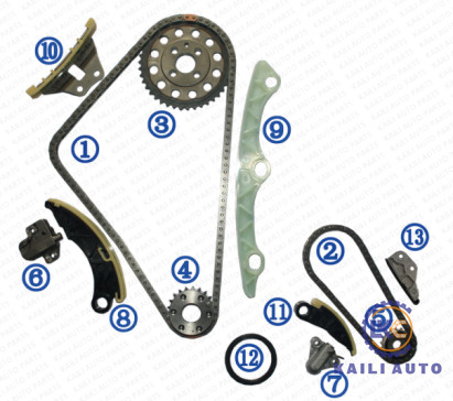 Steuerketteausrüstung für Himmel MAZDAS MAZDA 3 aktiven CX-7 Himmel 6 Himmels Handhabung am Boden MZR-CD Diesel-2.2L 13-16 R2AA-12-231 112L aktiven