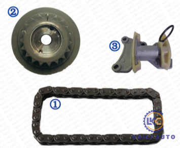 Steuerkettensatz für AUDI VW TT A4 A3 2.0L 1984CC 06D109229A 42L 06F109217A