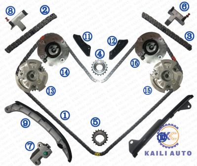 Ausrüstung 4RUNNER 4.0L 13506-31040 178L 13507-31020 46L der TOYOTA-Tundra FJ-Kreuzer-Steuerkette-VVT